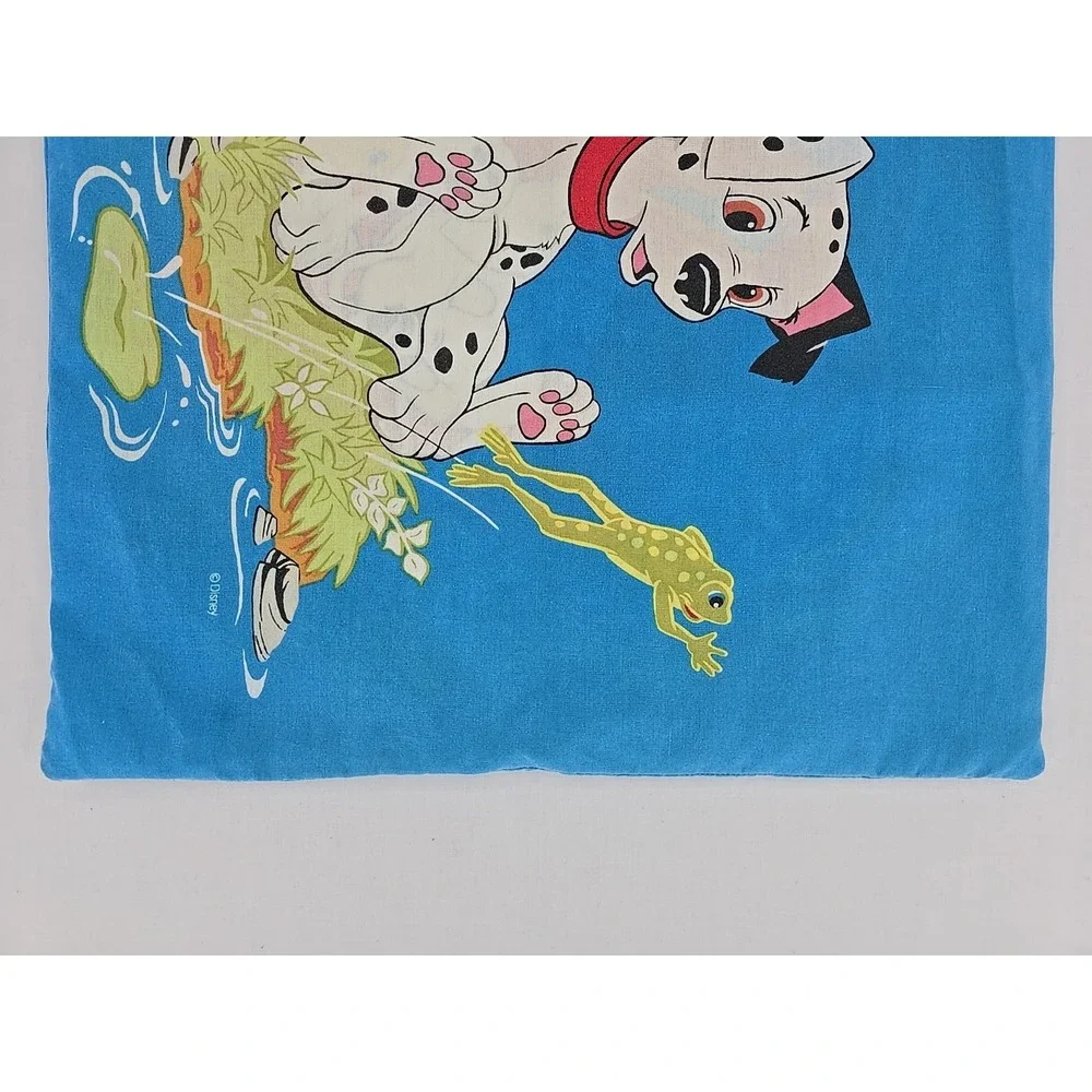 Vintage‎ Disney 101 Dalmatians Pillowcase USA Made Poly Cotton - Very Cool!